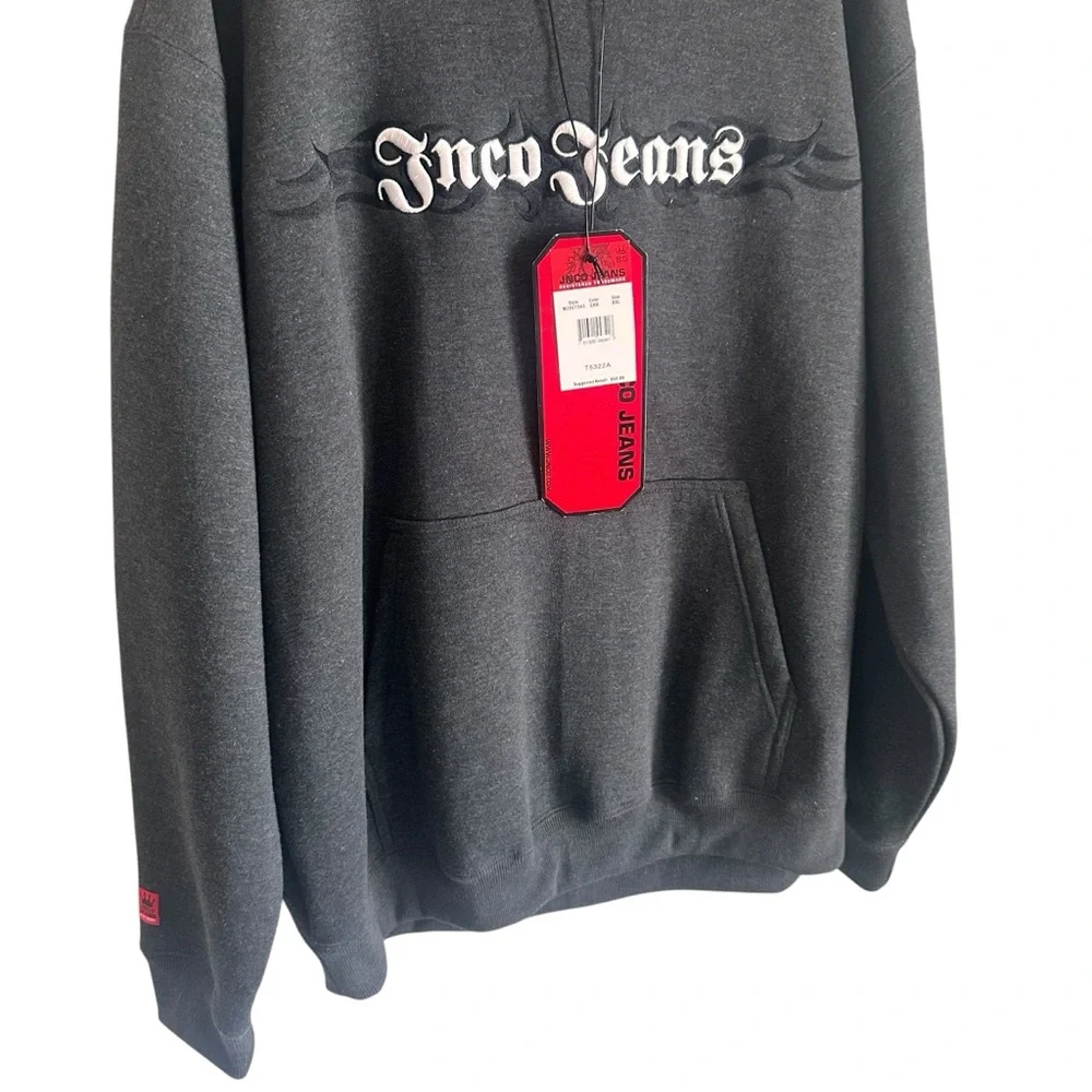 Vintage 90’s Y2K JNCO Jeans Hoodie Skateboard Sweatshirt NWT Size XXL - Picture 4 of 6
